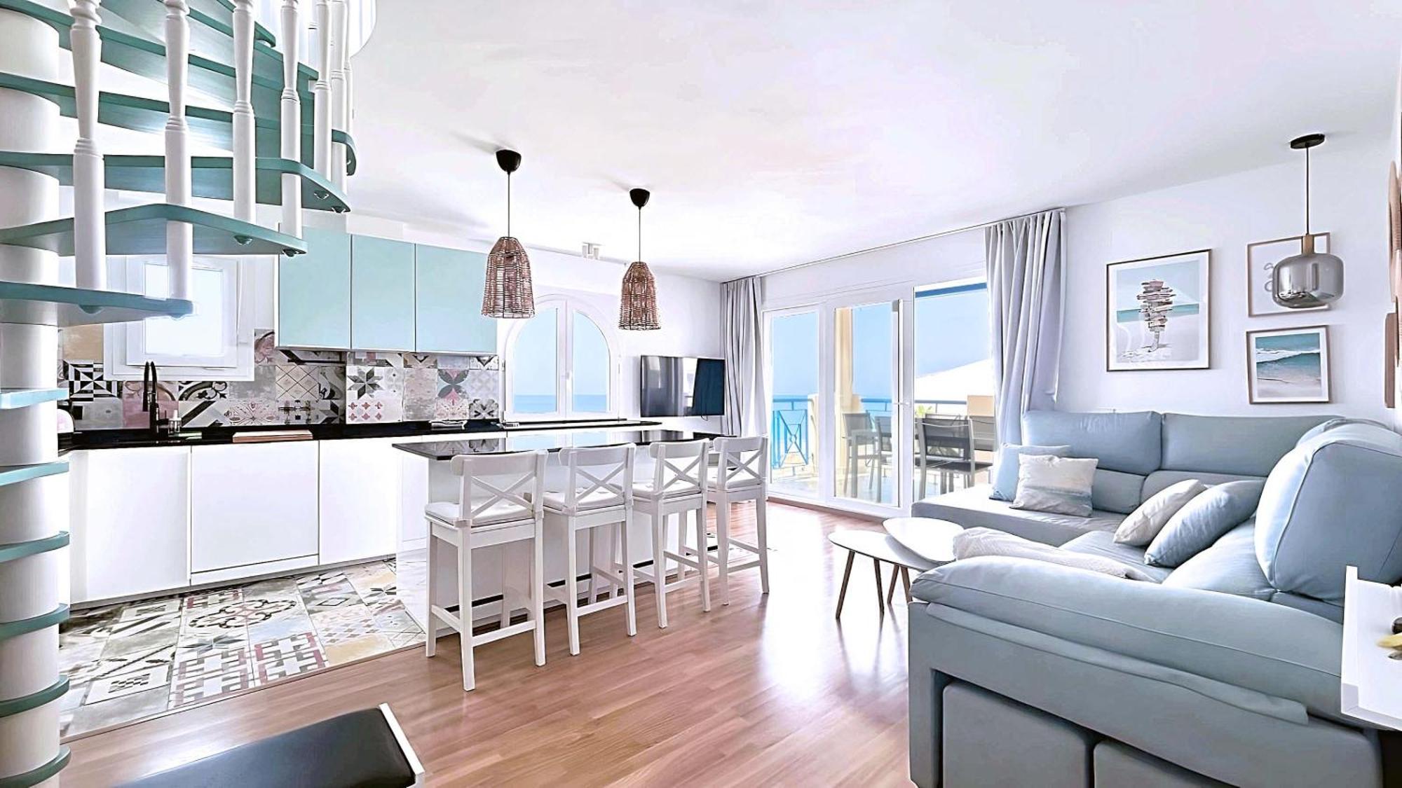 Atico De Albaida Duplex Frente Al Mar Apartamento Morche Exterior foto
